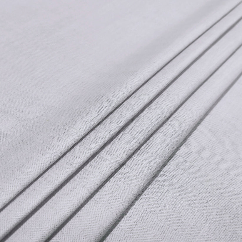(II)65% Cotton, 17% Polyester, 9% Viscose, 8% Linen, 1% Lycra